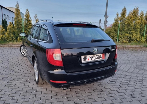 Skoda Superb cena 37900 przebieg: 299251, rok produkcji 2012 z Czarne małe 596